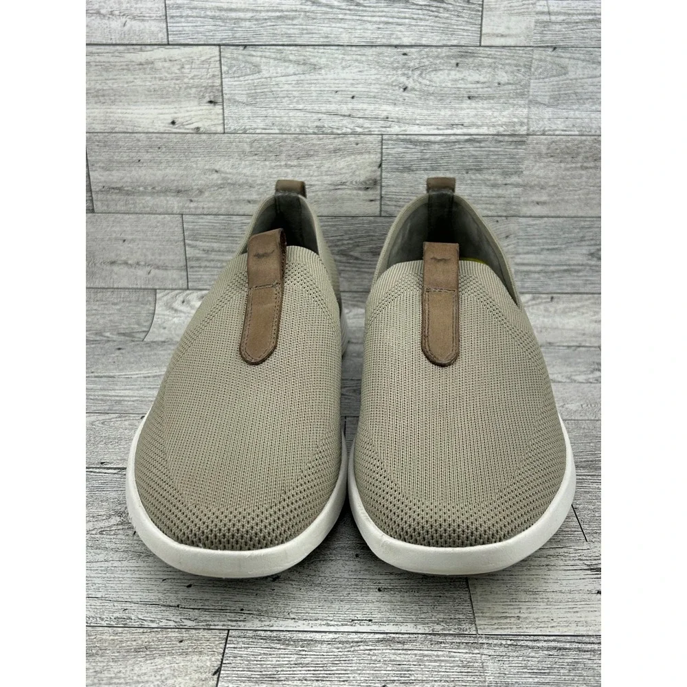 Wolf & Shepherd SwiftKnit‎ Loafers Mens 10 Taupe Knit Slip On WNSKLF2-37-D100